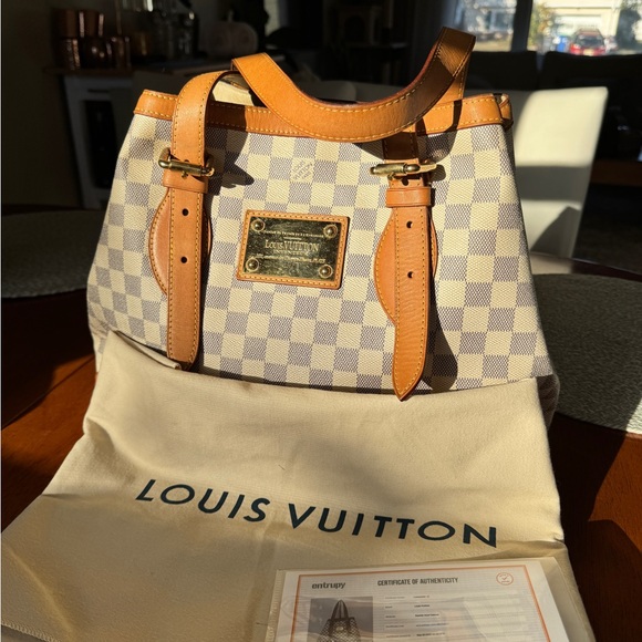 Louis Vuitton Damier Azur Hampstead MM - Picture 3 of 16